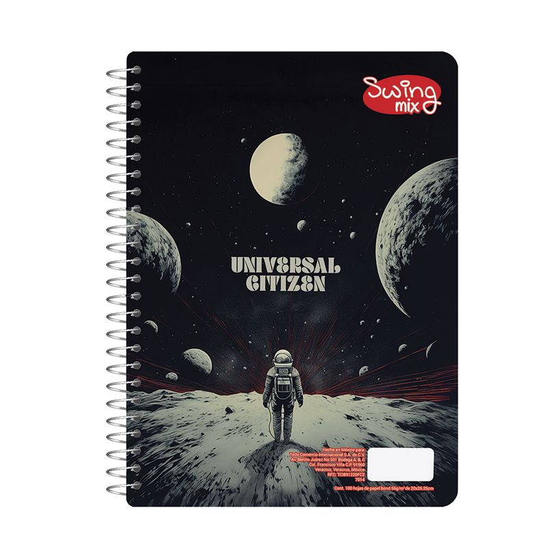 55893 - CUADERNO PROFESIONAL 100H RAYAS SWING MIX (M)