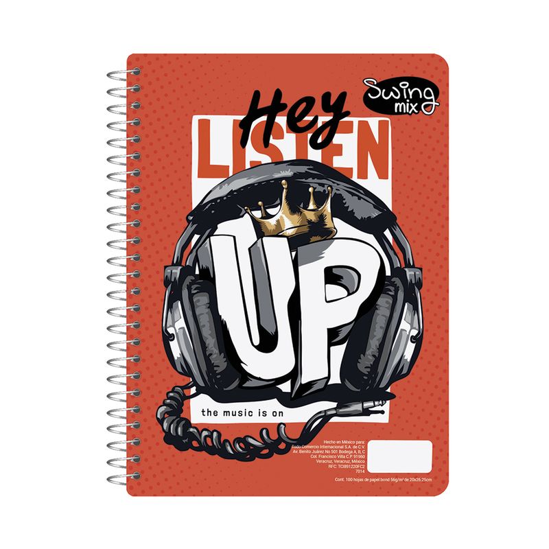 76894 - CUADERNO PROFESIONAL 100H BLANCO SWING MIX (M)