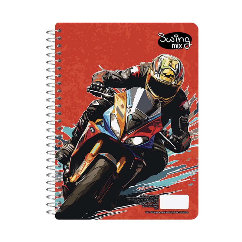 76893 - CUADERNO PROFESIONAL 100H BLANCO SWING MIX (M)