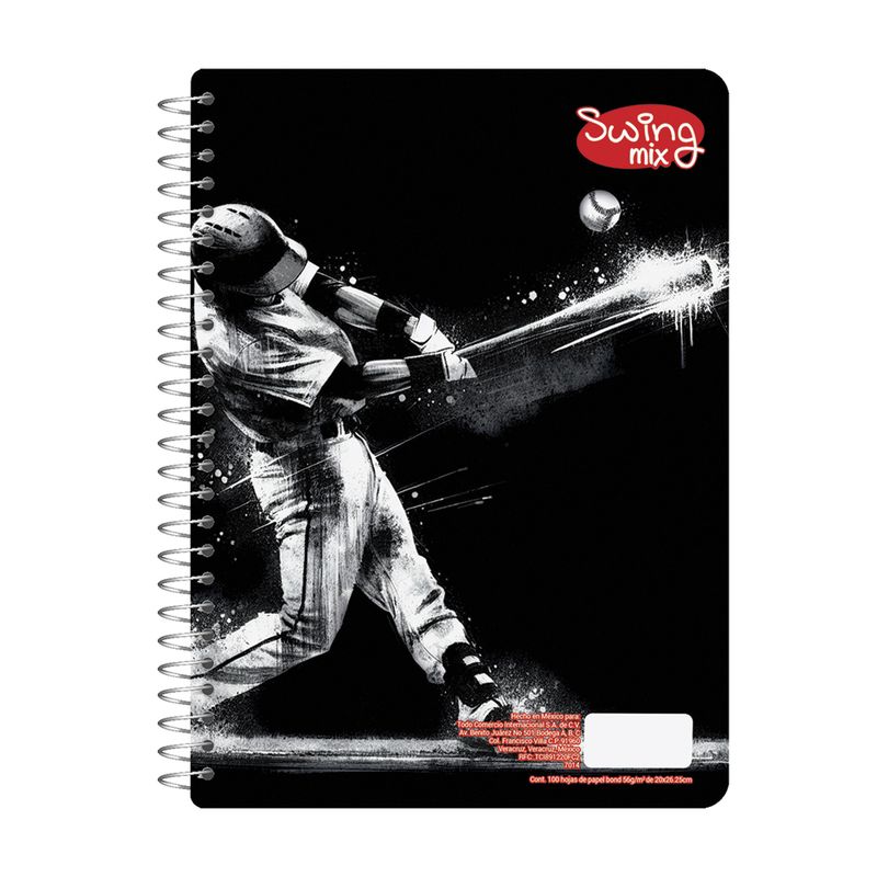 76884 - CUADERNO PROFESIONAL 100H RAYAS SWING MIX (M)