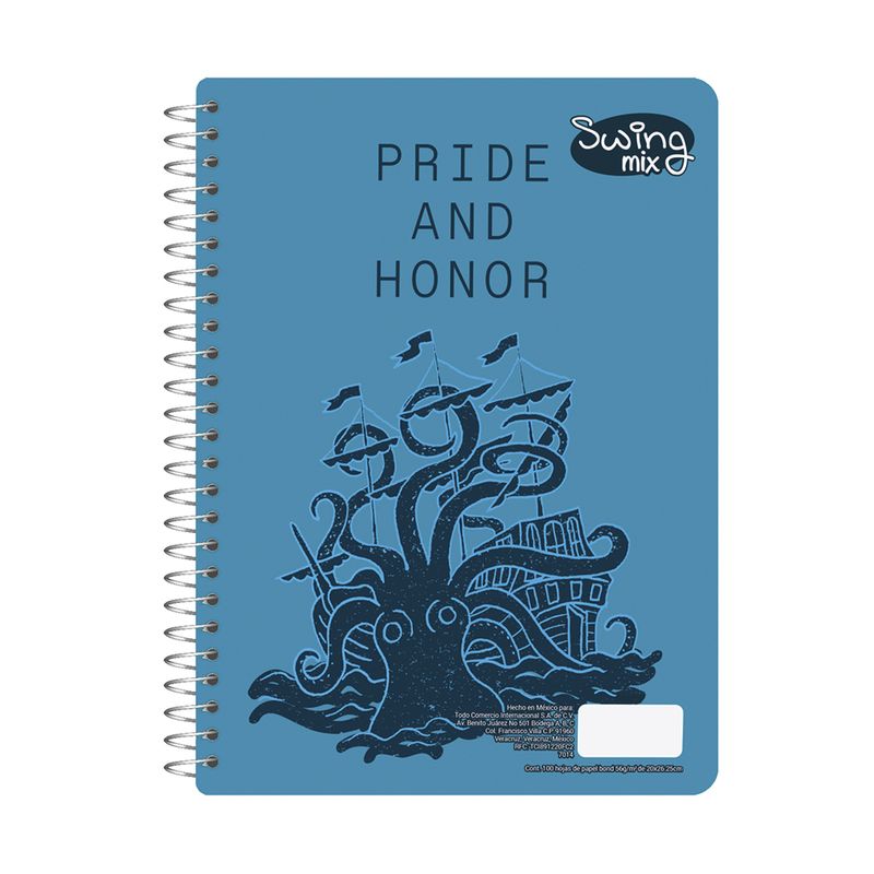 76888 - CUADERNO PROFESIONAL 100H RAYAS SWING MIX (M)