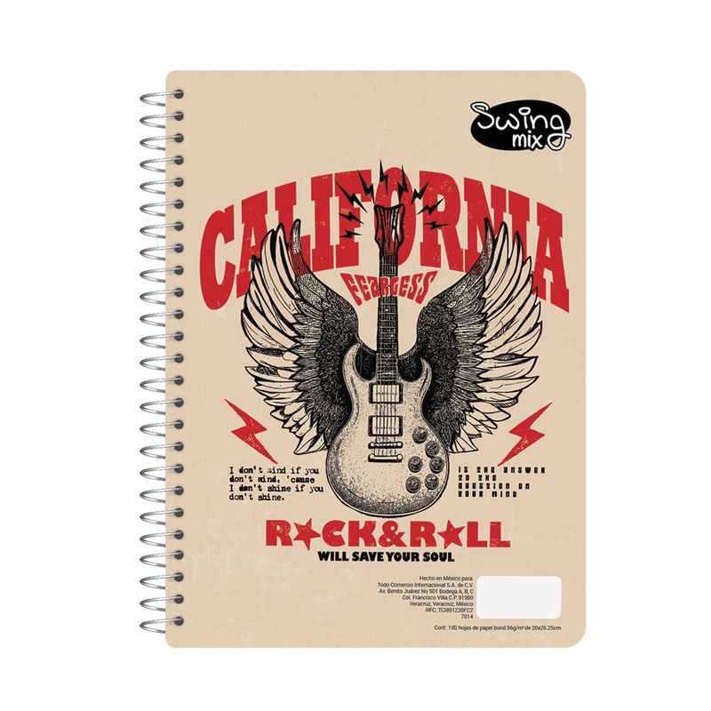 76896 - CUADERNO PROFESIONAL 100H BLANCO SWING MIX (M)