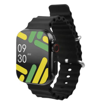 68901 - Smart Watch Perfect Choice Citrine con Pantalla Amoled 1 96" Modo Deporte/Monitor Cardiaco/Llamadas Color Negro