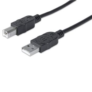 Cable Usb 2.0 A/B 1.8Mts, Negro 333368