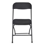 62269 - SILLA PLEGABLE PLASTICO NEGRO STANTON