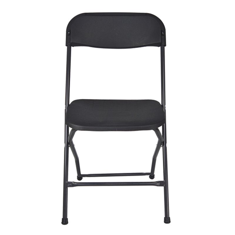 62269 - SILLA PLEGABLE PLASTICO NEGRO STANTON