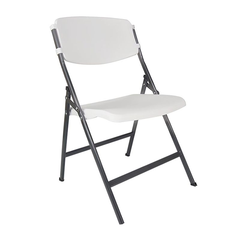 76963 - SILLA PLEGABLE TUBULAR BLANCO QATAR