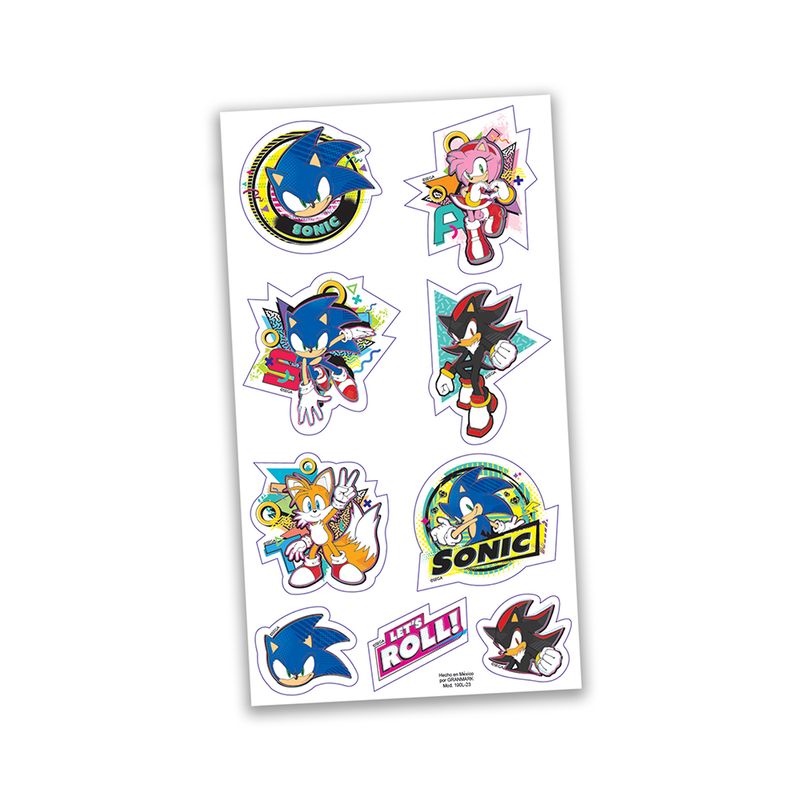 77040 - BLOCK DE STICKERS SONIC