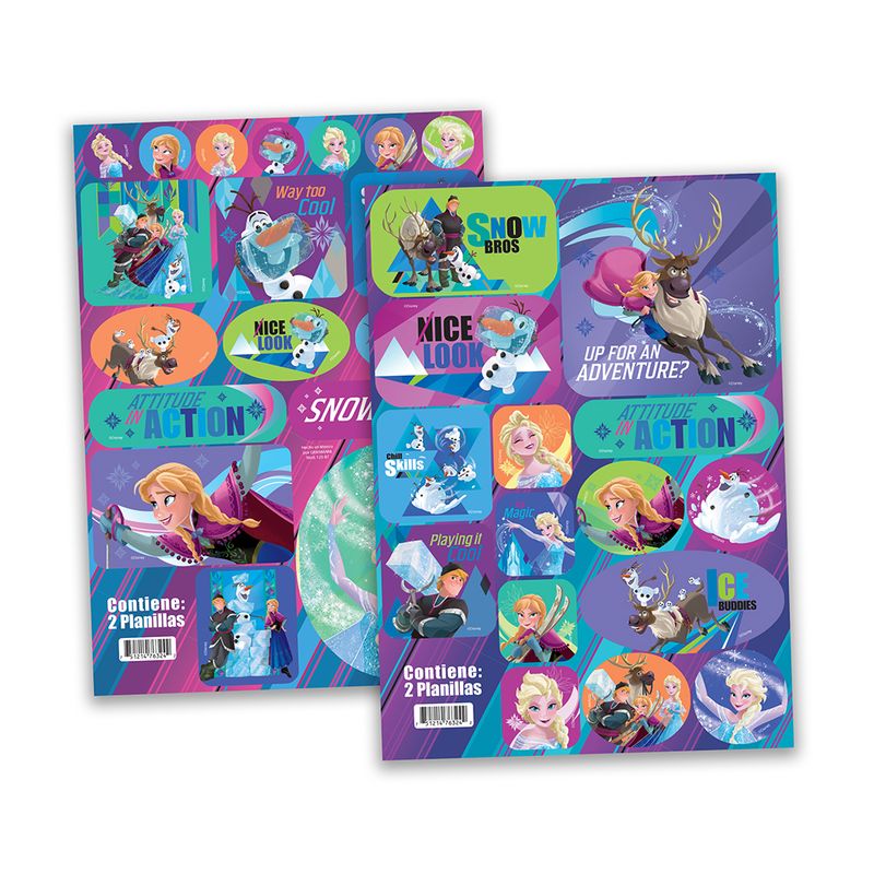 76345 - STICKERS FROZEN C/2 PLANILLAS