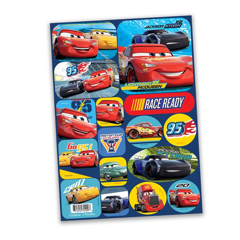 77053 - STICKERS CARS C/2 PLANILLAS