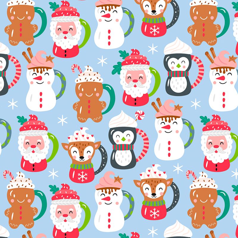 77089 - PAPEL PARA ENVOLTURA NAVIDAD ROLLO C/2 DIPAK