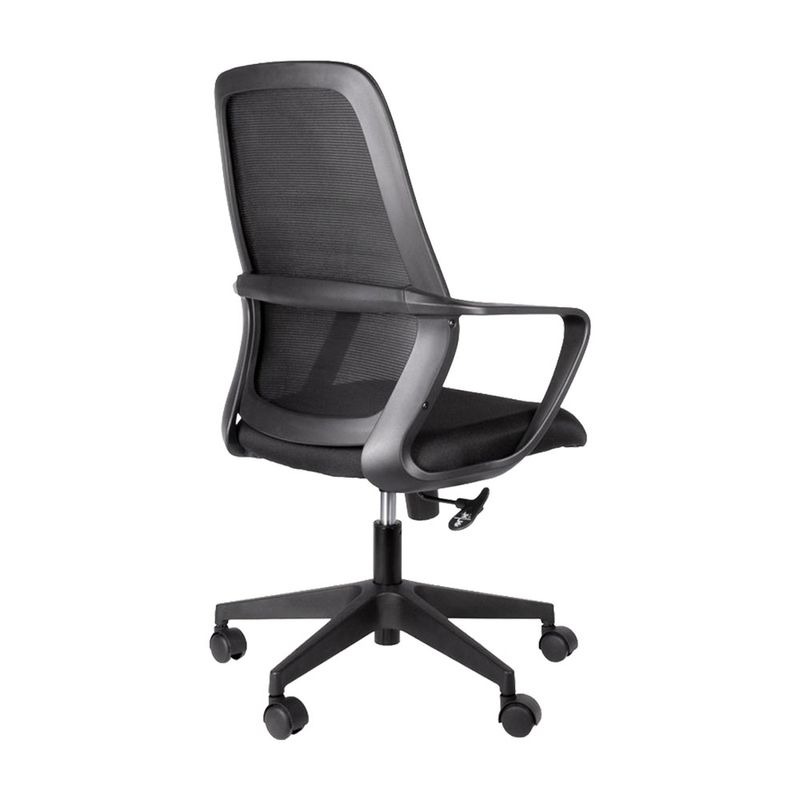 77101 - SILLON EJECUTIVO RESPALDO ALTO CON BRAZOS MALLA NEGRO