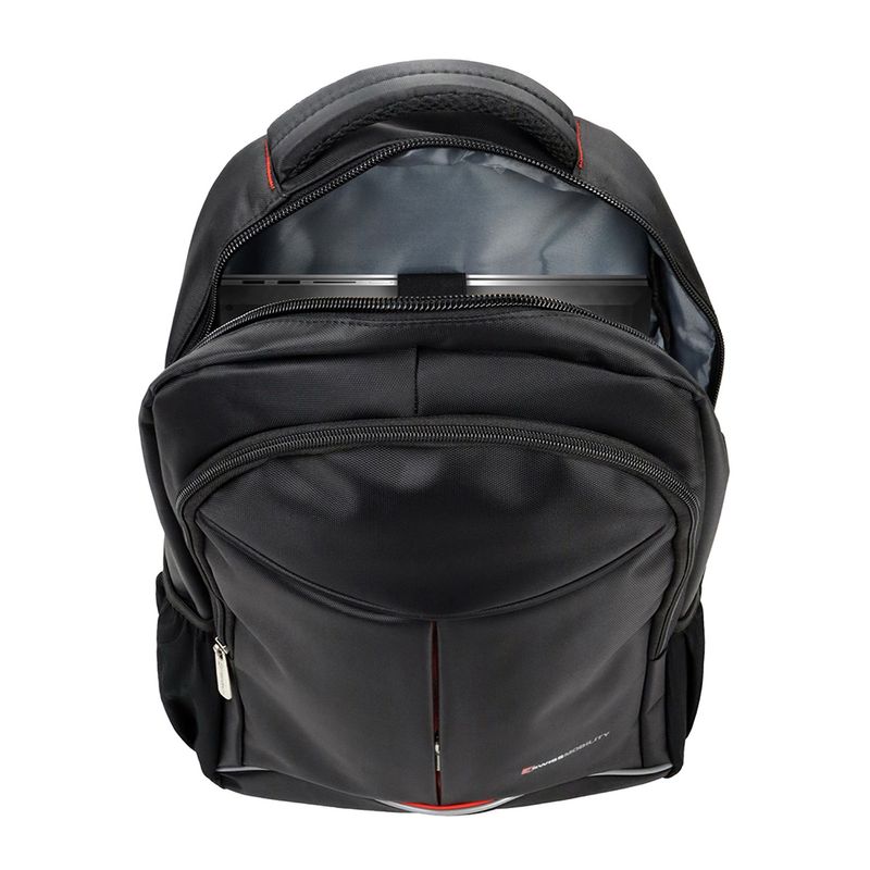 77106 - MOCHILA PARA LAPTOP SWISSMOBILITY 15 6", NEGRO