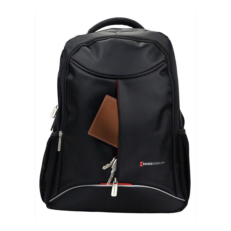 77105 - MOCHILA PARA LAPTOP SWISSMOBILITY 15 6", NEGRO