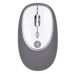 Mouse Inalámbrico Techzone Jelly Mate Grey De Abs Silicón 3 Botones 1200 Dpi Con Batería Aaa Incluida Gris Tecmosab033