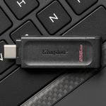 77327 - MEMORIA USB-C 128GB 3 2 DATATRAVELER 70, NEGRO