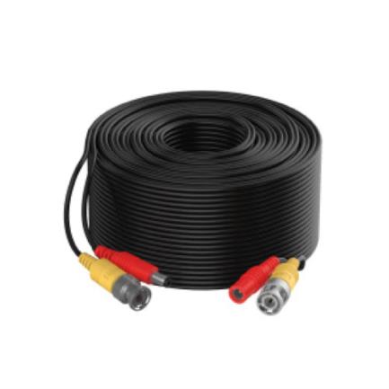 75518 - Cable Dahua para Video y Alimentación de 50m Cobre de Alta Pureza con Conectores BNC 4K Soporta AHD/CVI/TVI/CVBS Negro