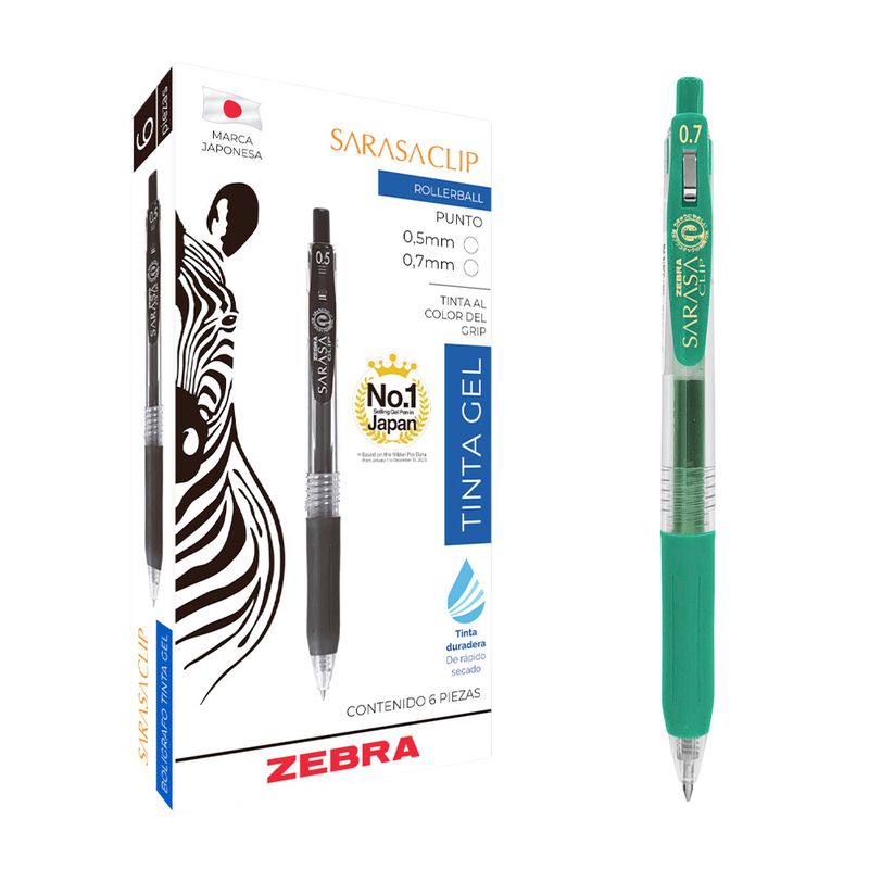 77251 - BOLIGRAFO GEL VERDE SARASA WINTER