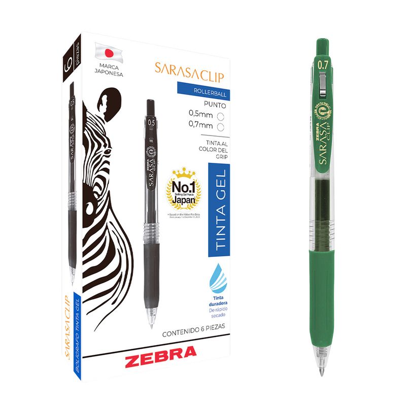 77260 - BOLIGRAFO GEL ESMERALDA SARASA WINTER