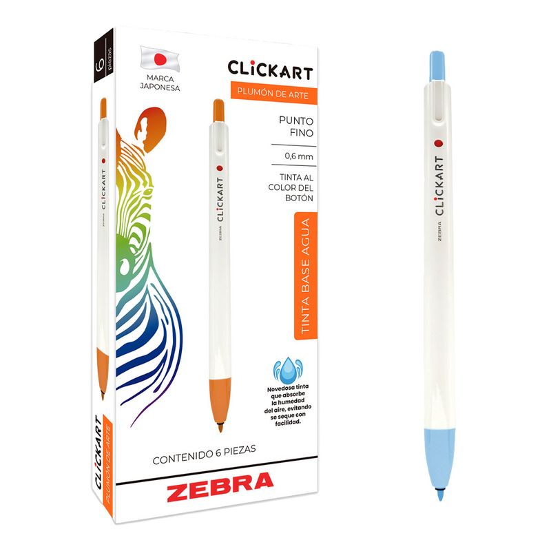 77275 - MARCADOR FINO CLICK ART AZUL