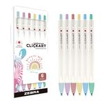 77296 - MARCADOR FINO CLICK ART SUNRISE PASTEL C/6