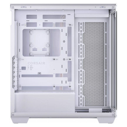 77680 - Gabinete Corsair 3500X Semi Tower EATX ATX mATX ITX Cristal Templado Sin Fuente Sin Fan Cables Ocultos Color Blanco