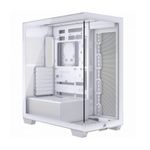 77679 - Gabinete Corsair 3500X Semi Tower EATX ATX mATX ITX Cristal Templado Sin Fuente Sin Fan Cables Ocultos Color Blanco