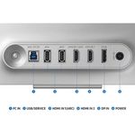 77593 - Monitor Gamer Samsung 32 in Odyssey 4K 3840 x 2160 240HZ PLANO PLATA RGB 0 03MS GAMING HUB G8