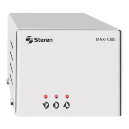 76219 - Regulador de Voltaje Steren MAX-1000 Metálico 1000W 4 Contactos