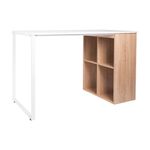 70770 - ESCRITORIO HOME CON LIBRERO BLANCO/ROBLE