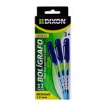 78778 - BOLIGRAFO MEDIANO AZUL CAJA CON 12 DIXON