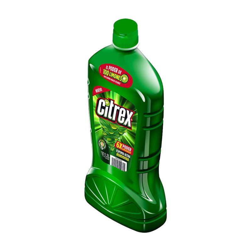 81887 - DETERGENTE LIQUIDO LAVATRASTES CITREX LIMON 1 2 LTS