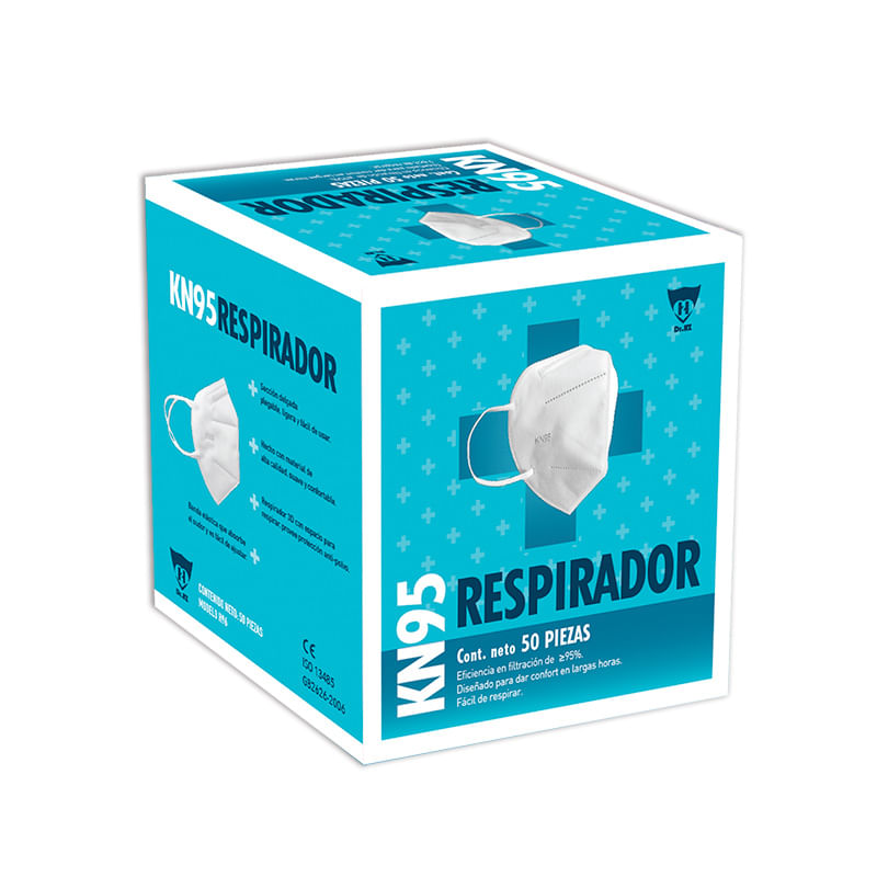 21467 - CUBREBOCAS BLANCO 5 CAPAS KN95