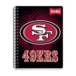 83014 - CUADERNO ESPIRAL FRANCES 100H CUADRO CHICO NFL