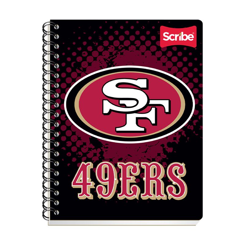 83014 - CUADERNO ESPIRAL FRANCES 100H CUADRO CHICO NFL