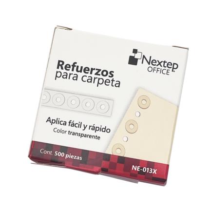 88444 - Etiquetas Nextep Refuerzo para Carpeta Transparentes C/500