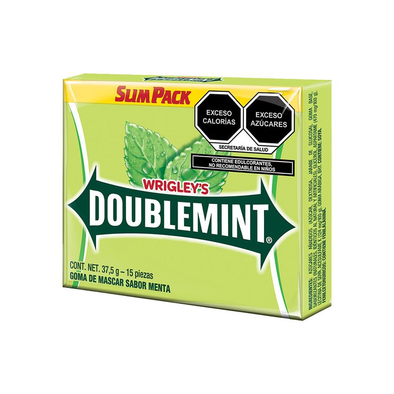 90361 - GOMA DE MASCAR DOUBLEMINT EMBOSSING 37 5GR