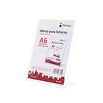 89827 - Marco para Letreros Nextep Vertical A6 10 2X15 2cm Acrilico Transparente