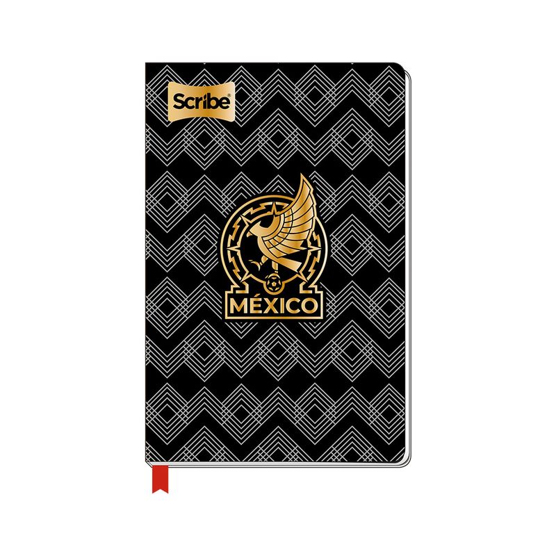 90540 - CUADERNO COSIDO FRANCES PD 100H RAYA SELECCION MEXICANA