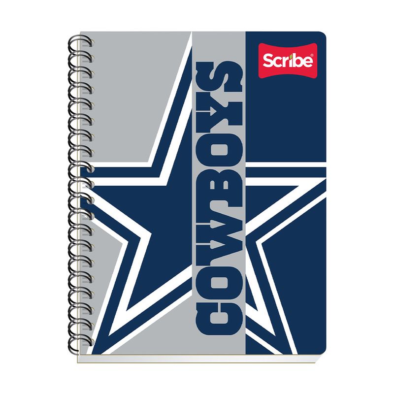 83004 - CUADERNO ESPIRAL FRANCES 100H CUADRO GRANDE NFL