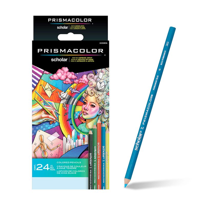 82988 - LAPICES DE COLOR 24-L RED 4MM PRISMACOLOR SCHOLAR