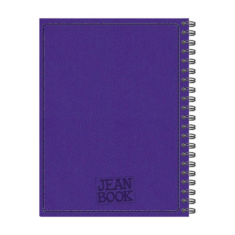 90641 - CUADERNO PROFESIONAL DE TELA 160H CUADRO GRANDE JEAN BOOK