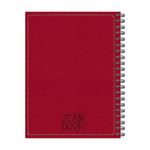 90664 - CUADERNO PROFESIONAL DE TELA 160H CUADRO GRANDE JEAN BOOK