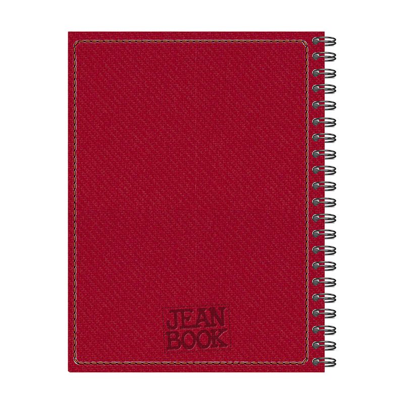 90664 - CUADERNO PROFESIONAL DE TELA 160H CUADRO GRANDE JEAN BOOK