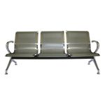 24262 - BANCA 3 PLAZAS METALICA CROMADA